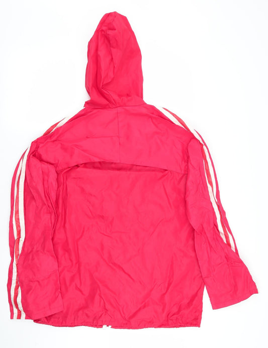 Preworn Womens Red   Rain Coat Coat Size S