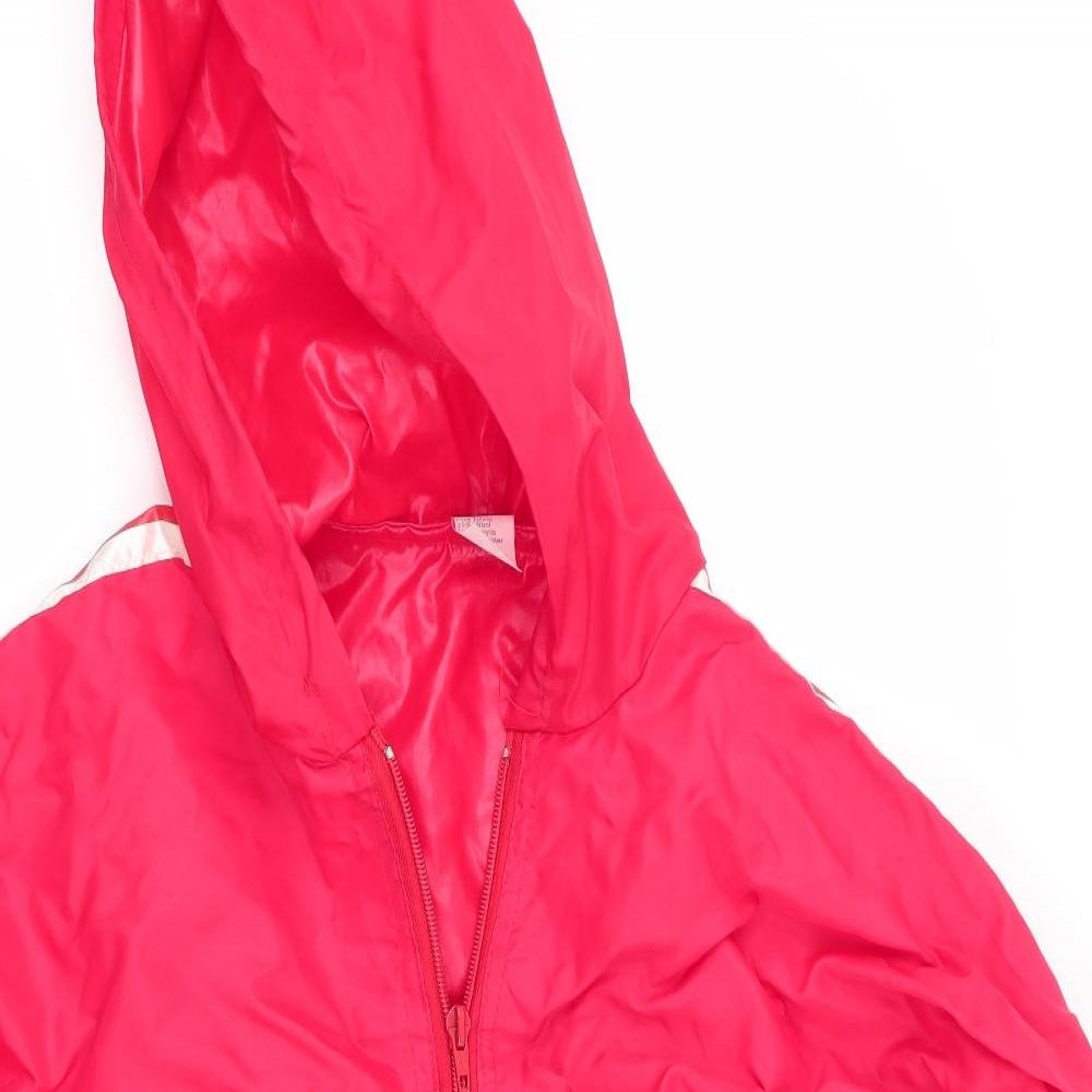 Preworn Womens Red   Rain Coat Coat Size S