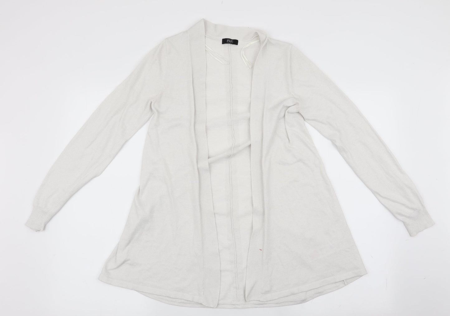 Florence and Fred Womens White   Cardigan Jumper Size 8