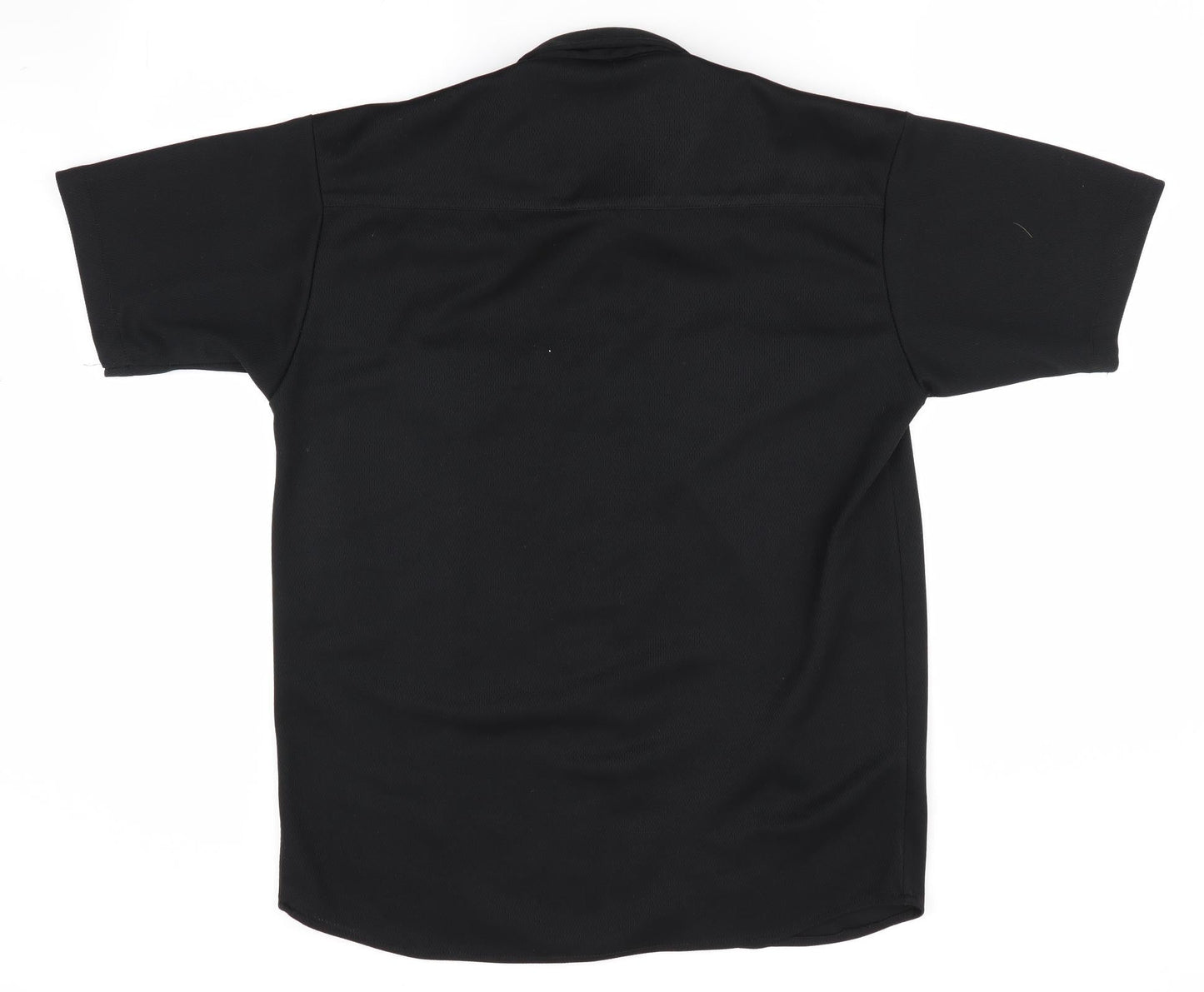 Identikit Mens Black    Button-Up