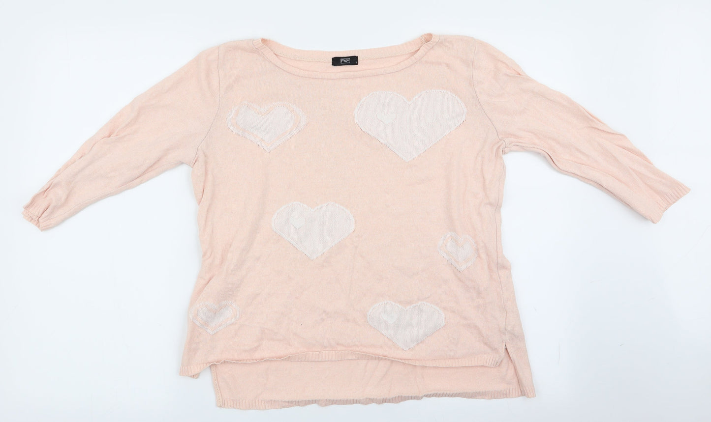 Florence and Fred Womens Pink   Pullover Jumper Size 10