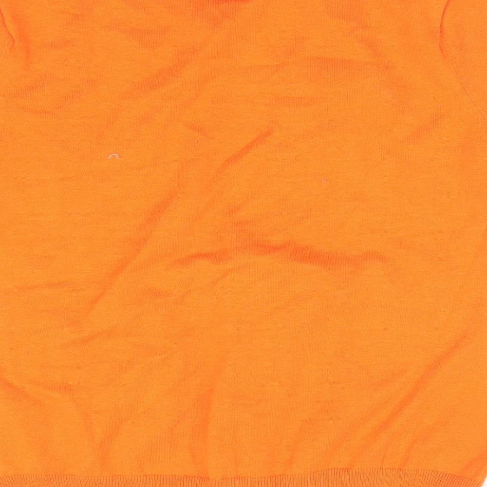 M&C Womens Orange   Pullover Jumper Size L