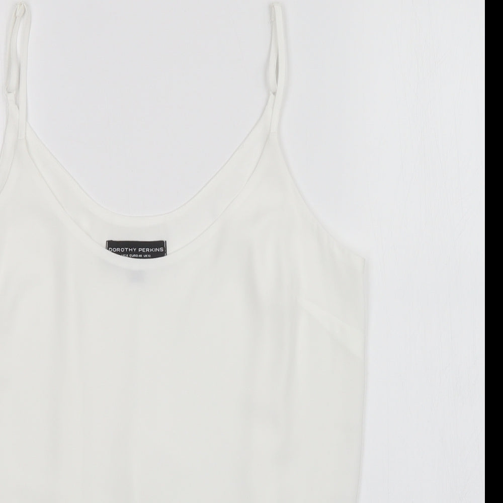 Dorothy Perkins Womens White   Basic T-Shirt Size 12
