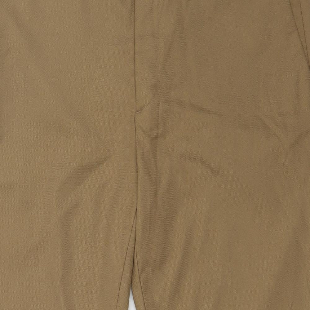 Preworn Womens Brown   Dress Pants Trousers Size 10 L28 in