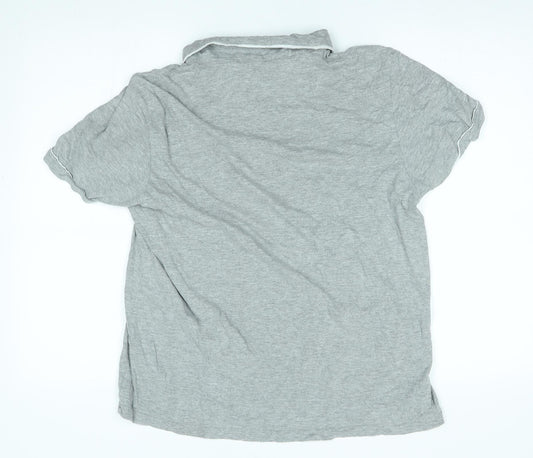 Industrialise Mens Grey    Polo Size L