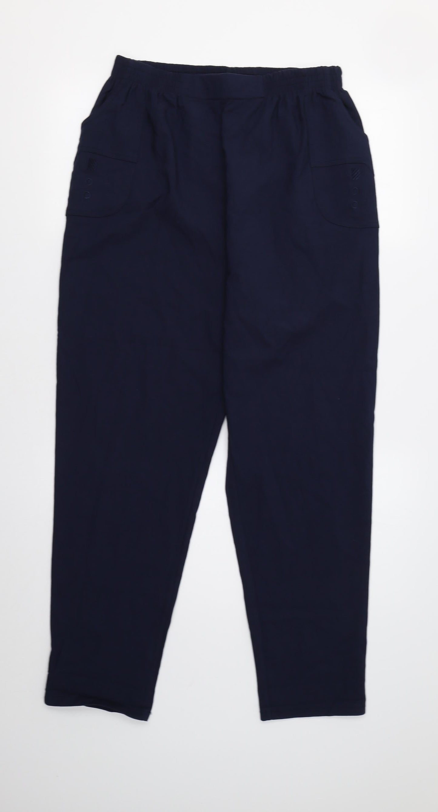 Preworn Womens Blue   Trousers  Size 12 L30 in