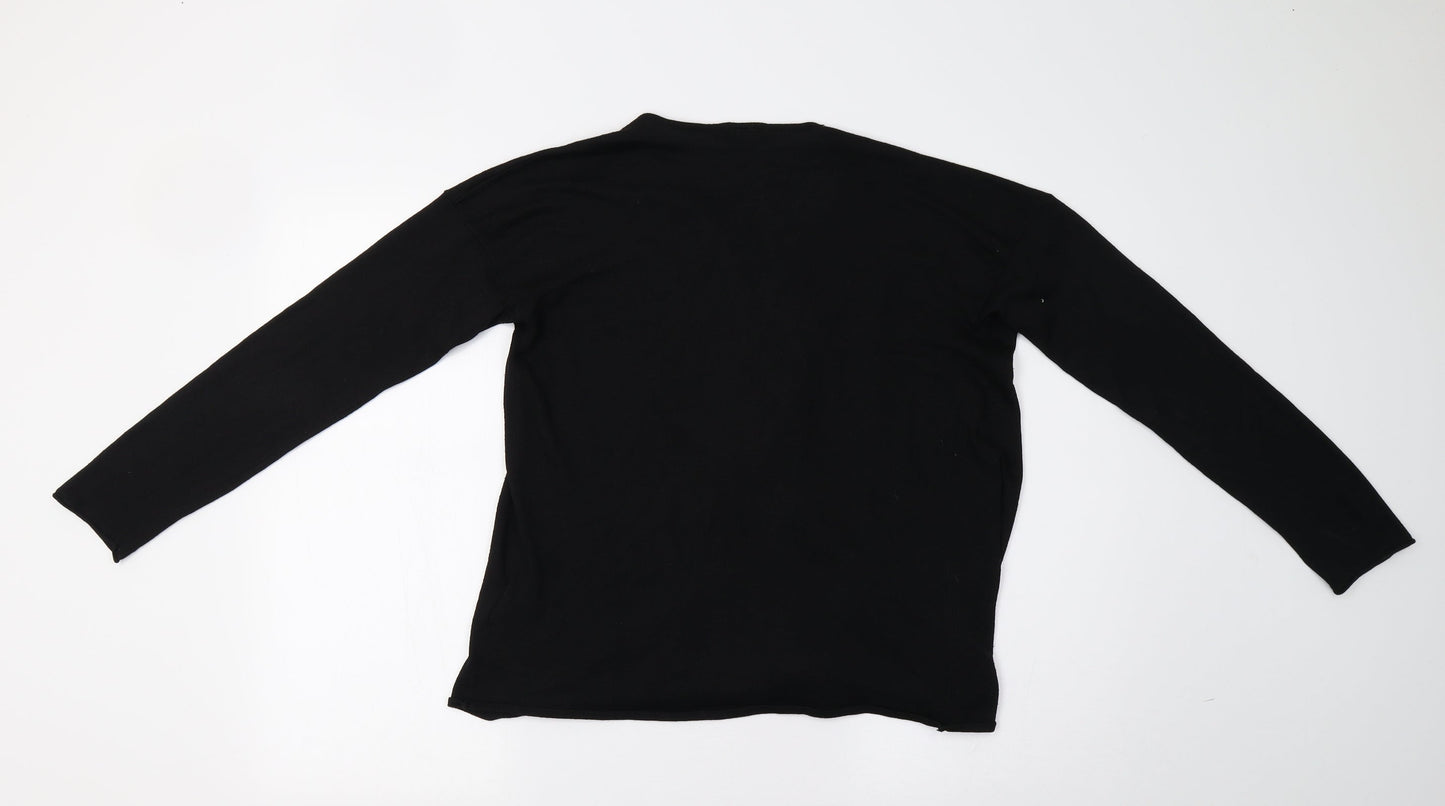 H&M Womens Black   Cardigan Jumper Size S