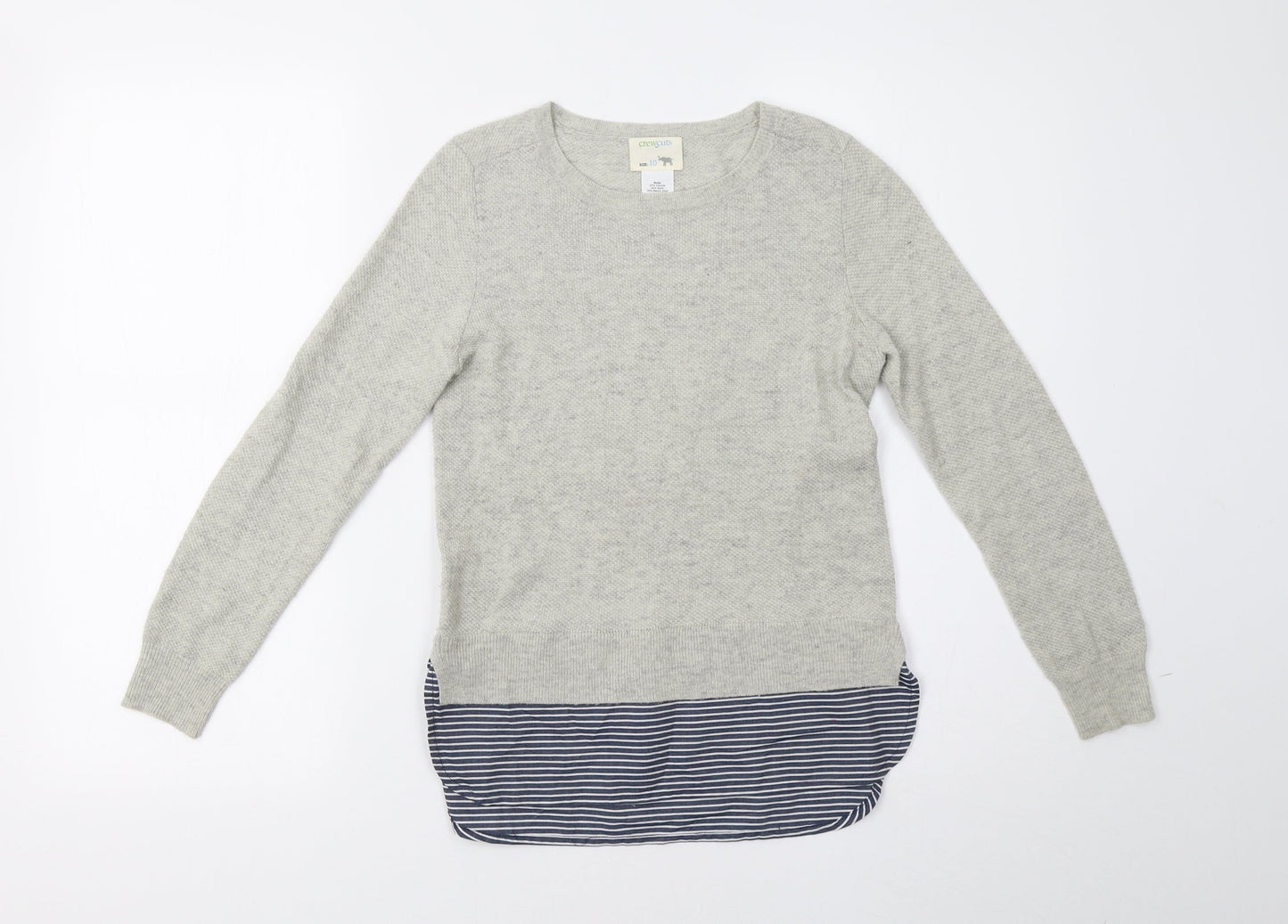 Crew Cuts Womens Grey   Pullover Jumper Size 10