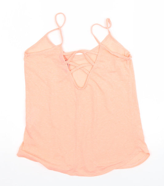 New ok Womens Orange   Basic Tank Size 8