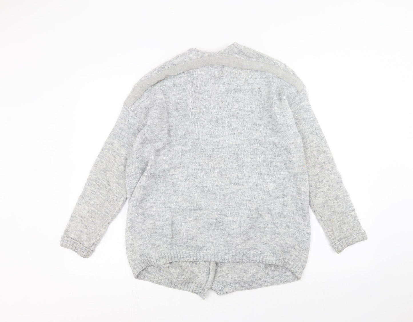 Papaya Womens Grey   Cardigan Jumper Size S