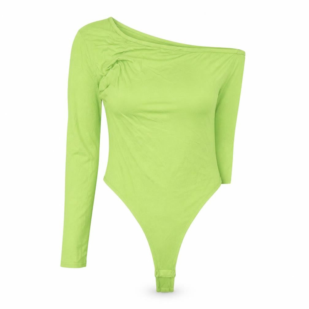 PRETTYLITTLETHING Womens Green   Bodysuit One-Piece Size 12