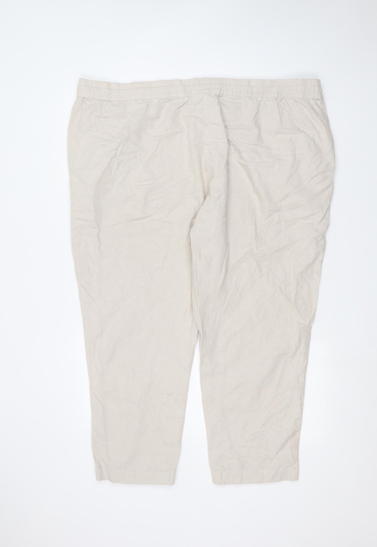 Studio Womens White   Trousers  Size 24 L26 in