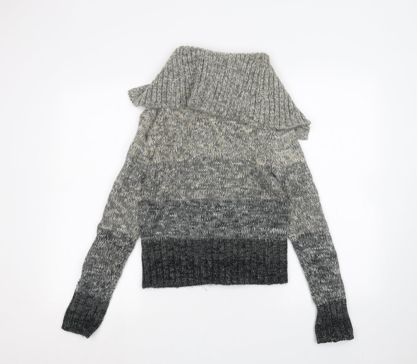 Select Womens Grey   Cardigan Jumper Size S