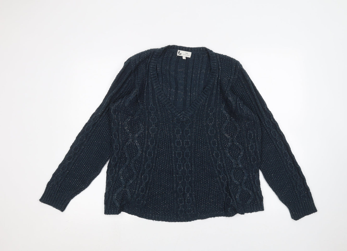 NEXT Womens Blue   Pullover Jumper Size M