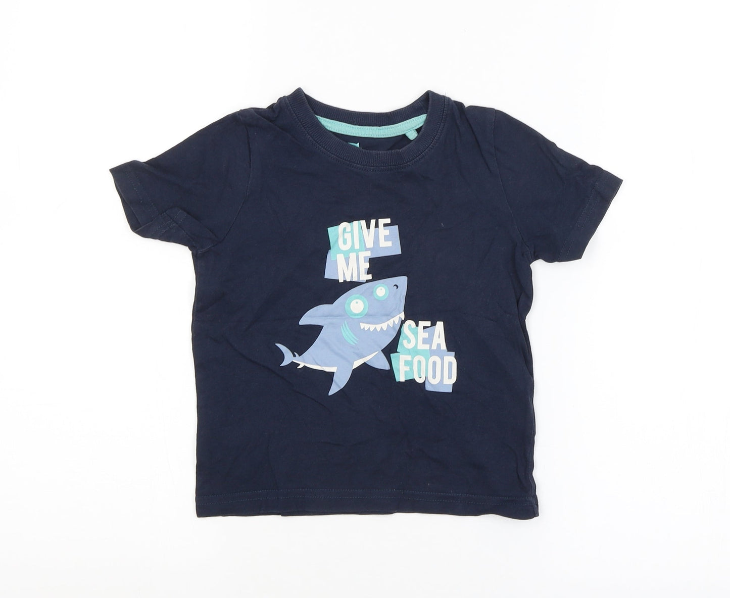 Lupilu Boys Blue   Basic T-Shirt Size 3-4 Years
