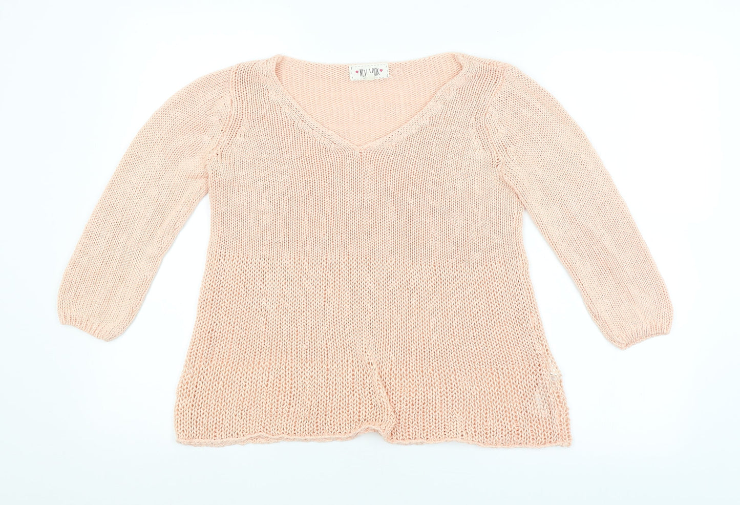 New Look Womens Pink   Pullover Jumper Size 6