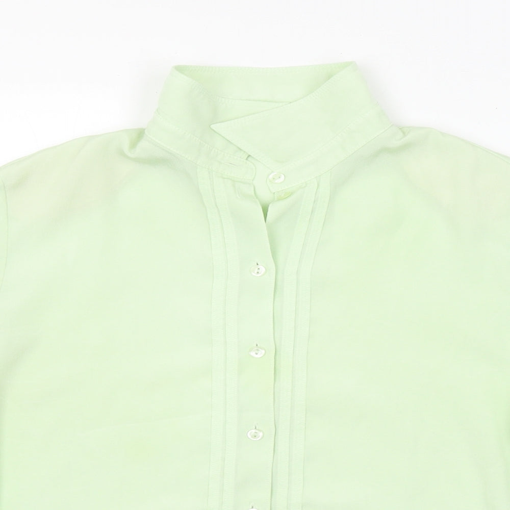 Preworn Womens Green   Basic Button-Up Size 16