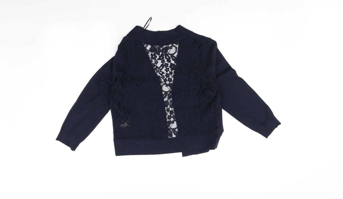 Papaya Womens Blue   Cardigan Jumper Size 8