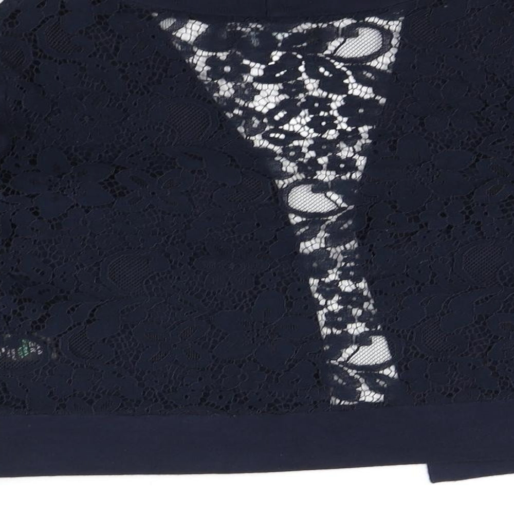 Papaya Womens Blue   Cardigan Jumper Size 8