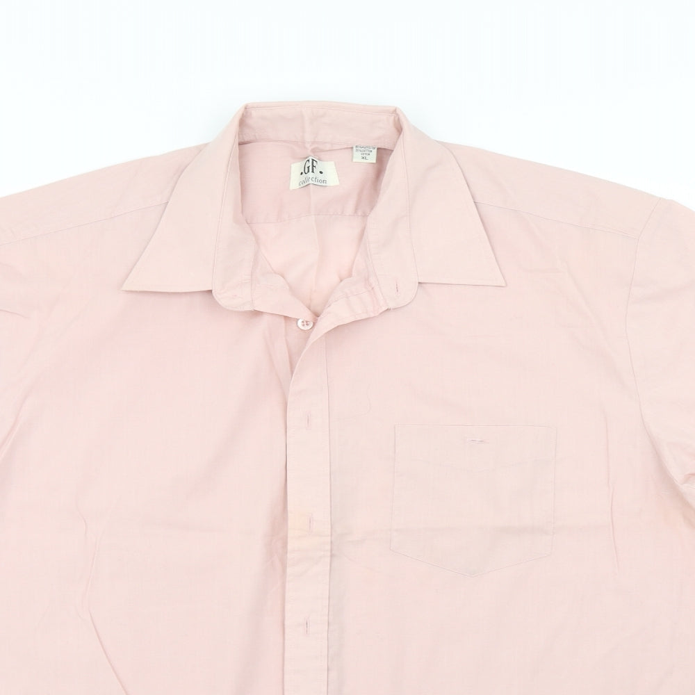 GF Collection Mens Pink    Button-Up Size XL