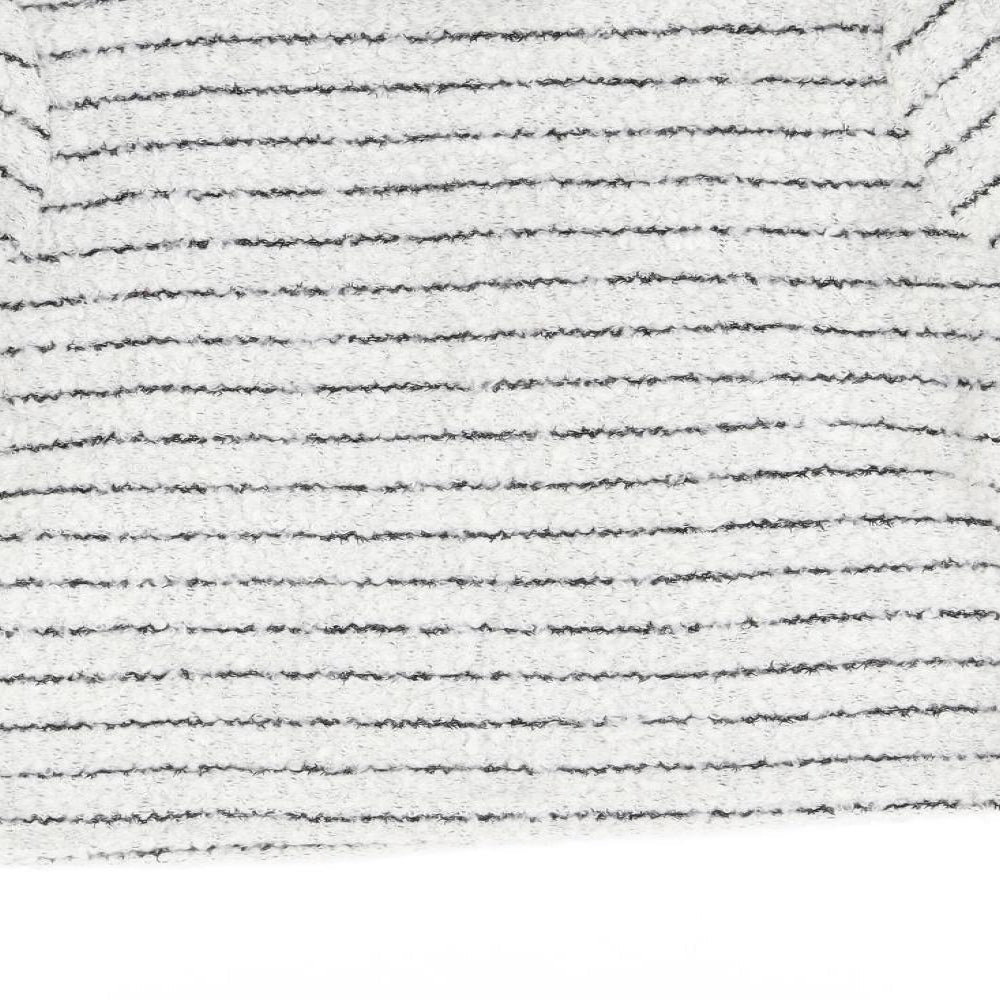 New Look Womens White Striped  Pullover Jumper Size 14