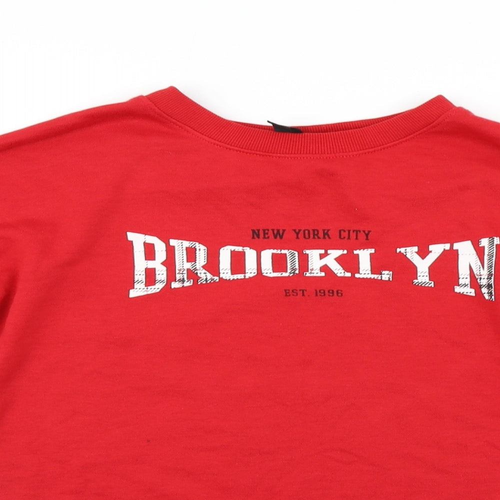 New Look Girls Red   Pullover Jumper Size 14-15 Years  - Brooklyn