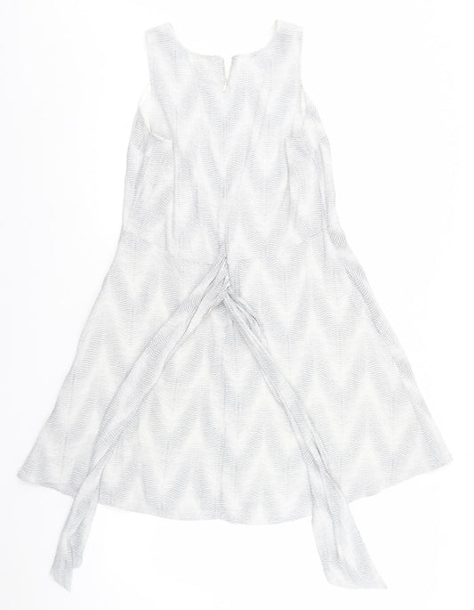Gap Womens Grey Striped  A-Line  Size S