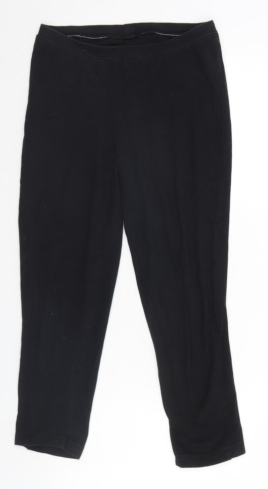 Preworn Womens Black    Leggings Size M  - High waisted