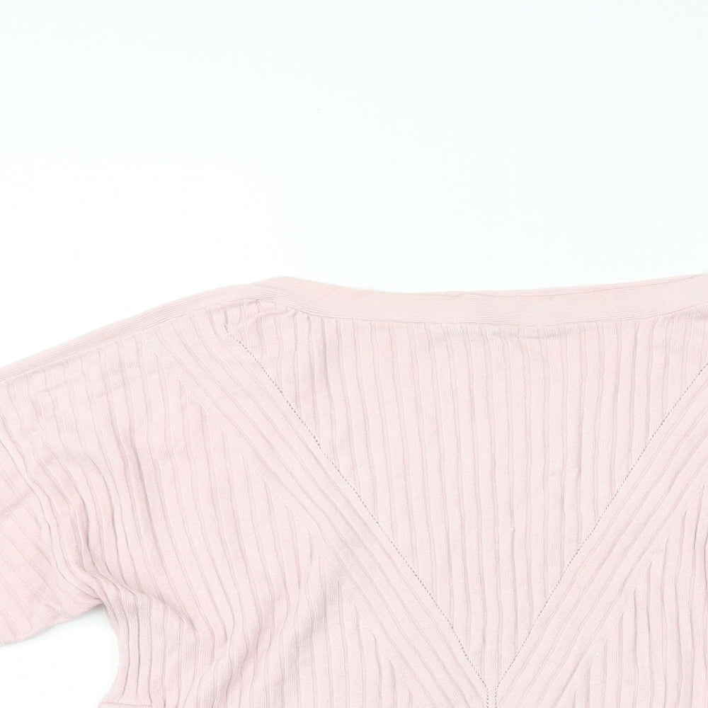 M&S Womens Pink   Pullover Jumper Size S