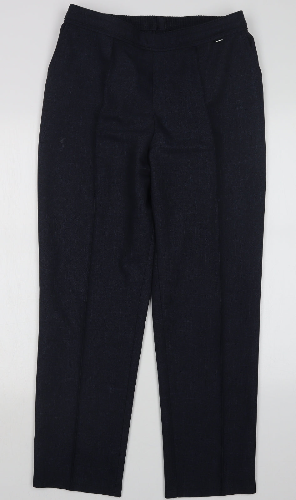 Marks and Spencer Womens Blue   Trousers  Size 14 L28 in