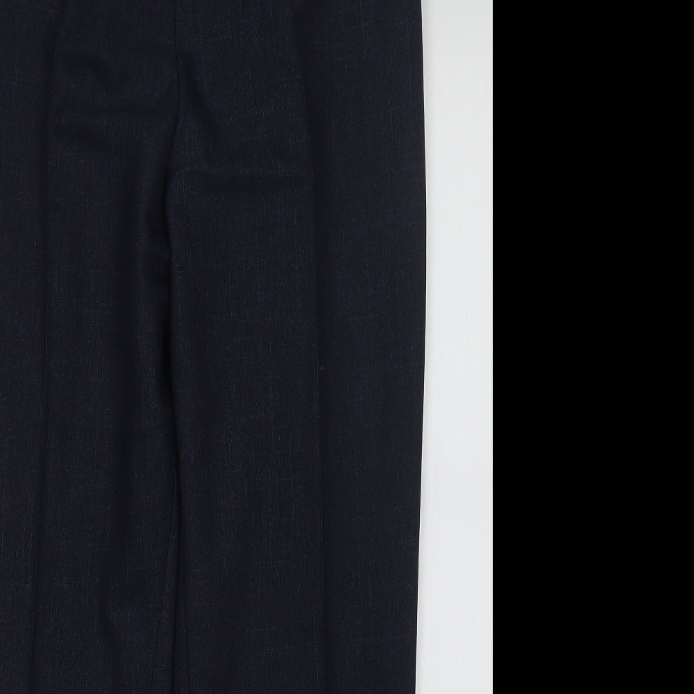 Marks and Spencer Womens Blue   Trousers  Size 14 L28 in