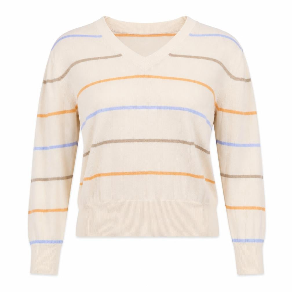 Marks and Spencer Womens Ivory  Knit Pullover Jumper Size S