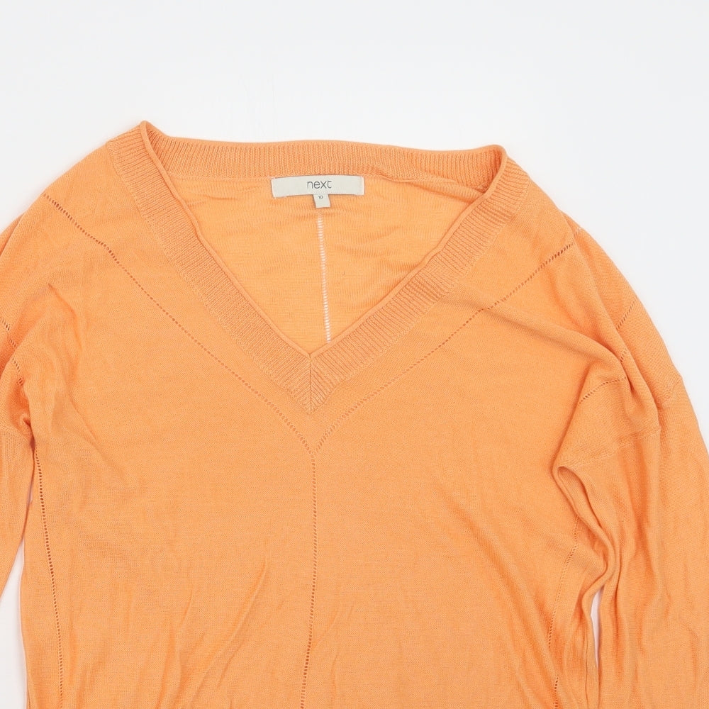 NEXT Womens Orange   Pullover Jumper Size 10