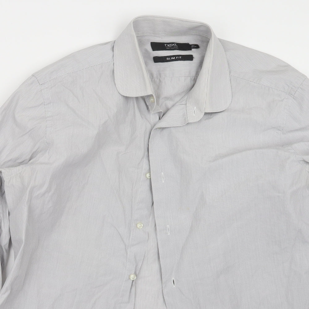 NEXT Mens Grey    Button-Up Size 16