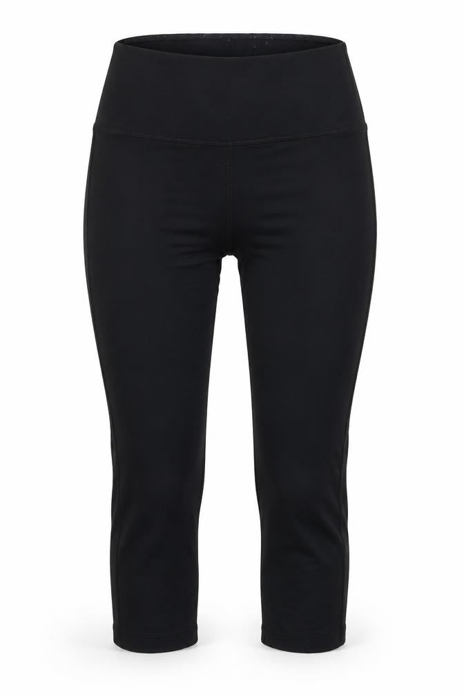 Soul Luxe Womens Black  Jersey Cropped Leggings Size 6 L20 in