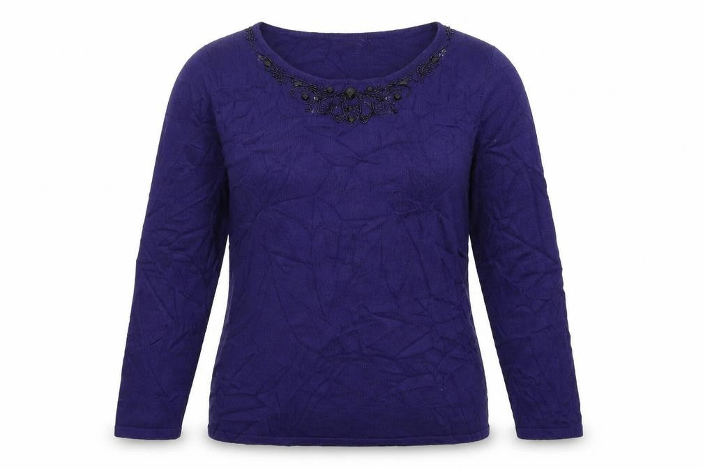 Marks and Spencer Womens Blue  Knit Pullover Jumper Size 10