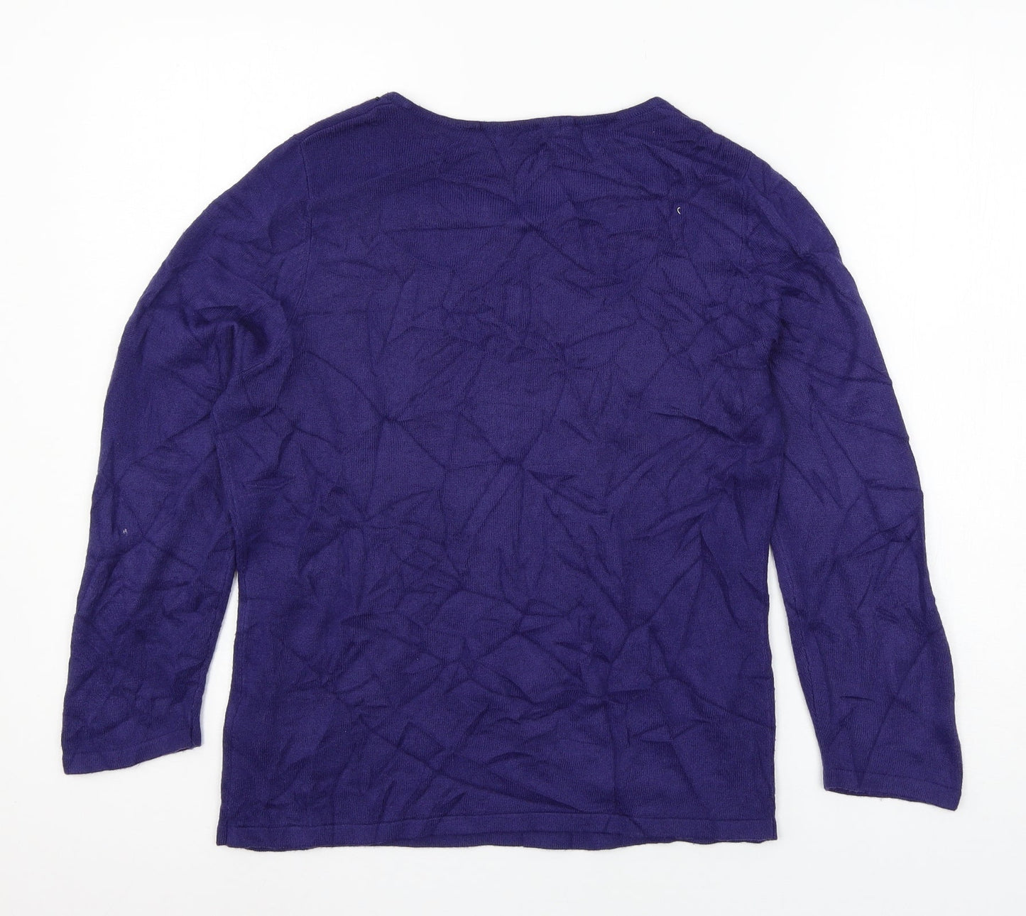 Marks and Spencer Womens Blue  Knit Pullover Jumper Size 10
