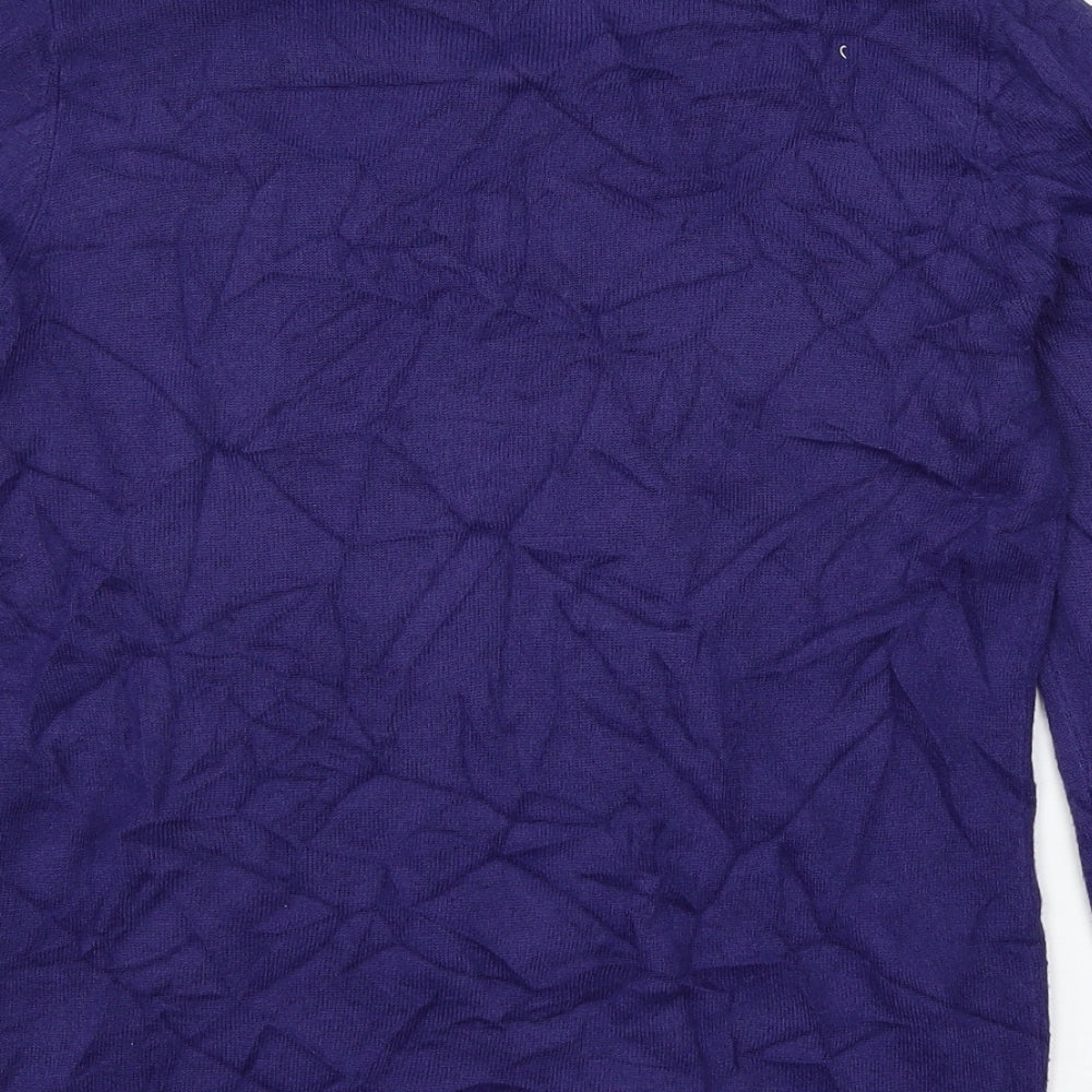 Marks and Spencer Womens Blue  Knit Pullover Jumper Size 10