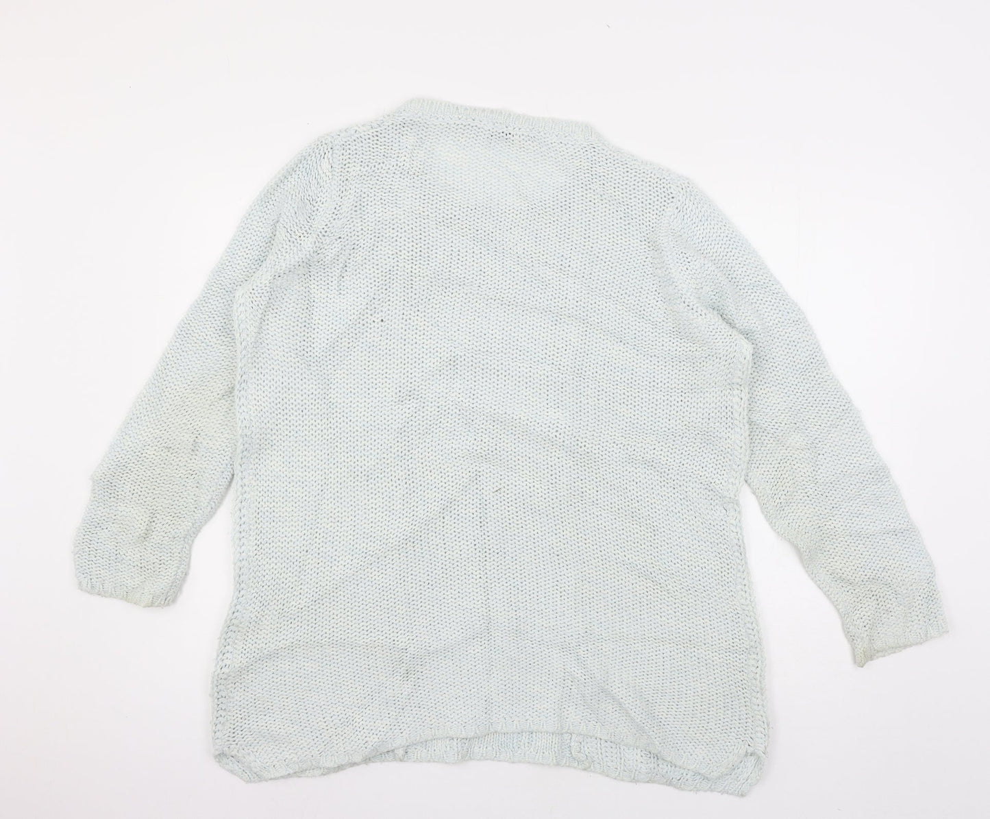 BHS Womens Blue  Knit Pullover Jumper Size 14