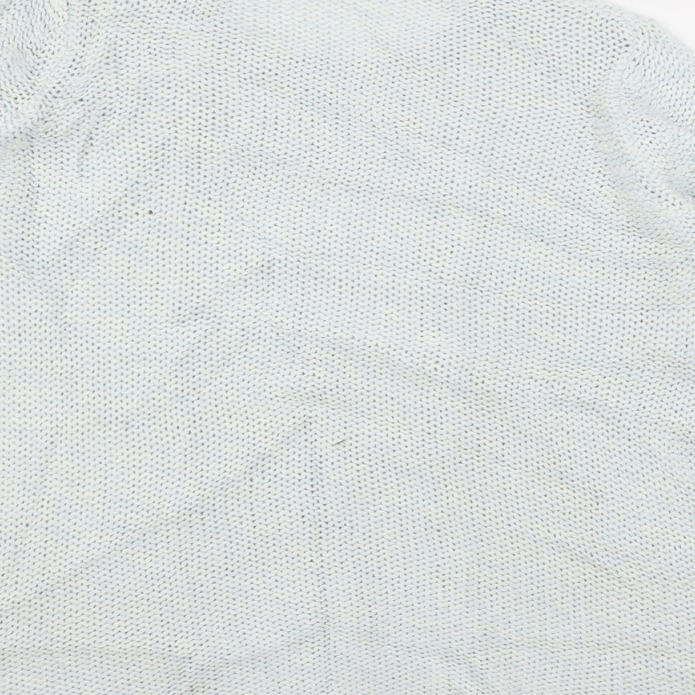 BHS Womens Blue  Knit Pullover Jumper Size 14
