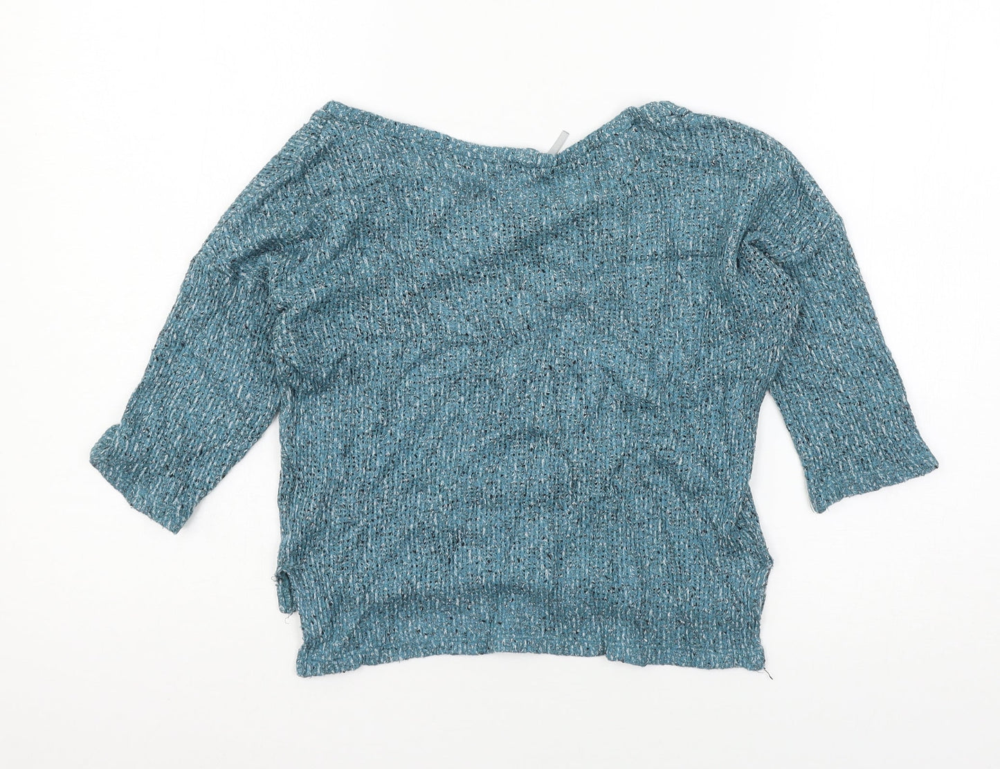Sparkle & Fade Womens Blue  Knit Pullover Jumper Size S