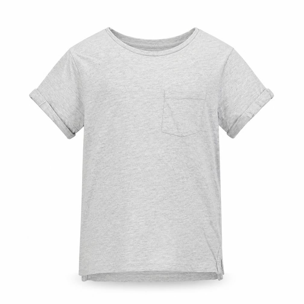 George Boys Grey   Basic T-Shirt Size 6-7 Years