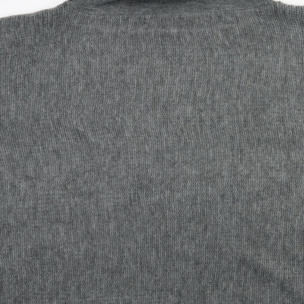 Quiz Womens Green  Knit Pullover Jumper One Size