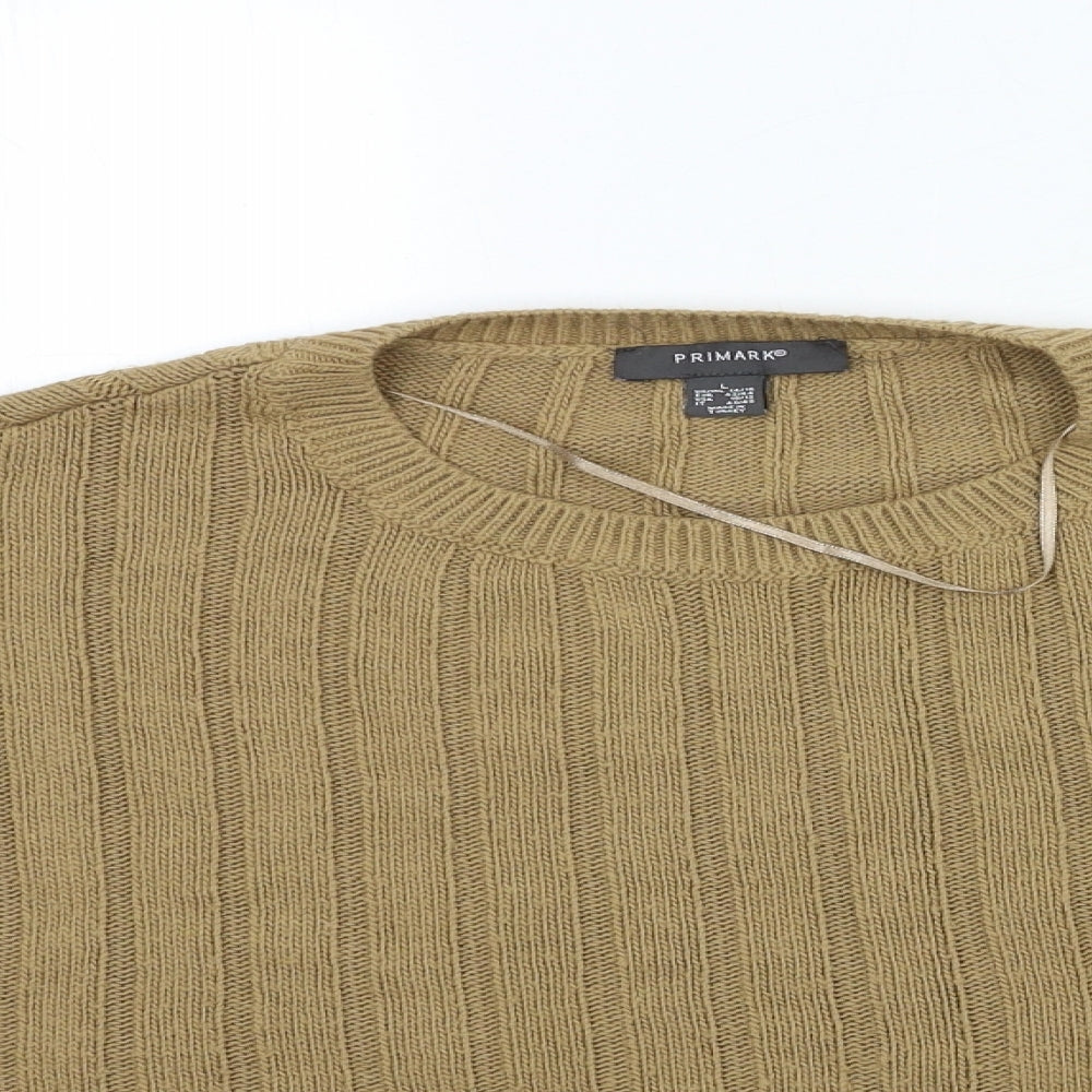 Papaya Womens Brown  Knit Pullover Jumper Size 14
