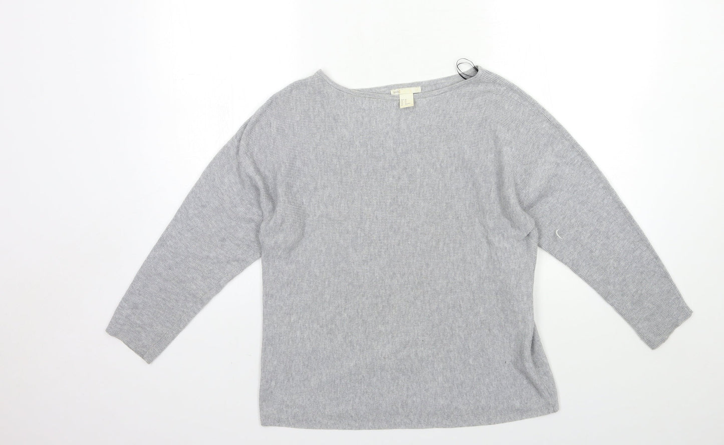 H&M Womens Grey  Knit Pullover Jumper Size XS