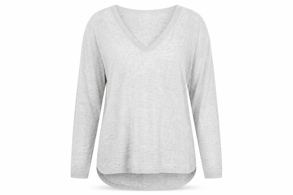 H&M Womens Grey  Knit Pullover Jumper Size S
