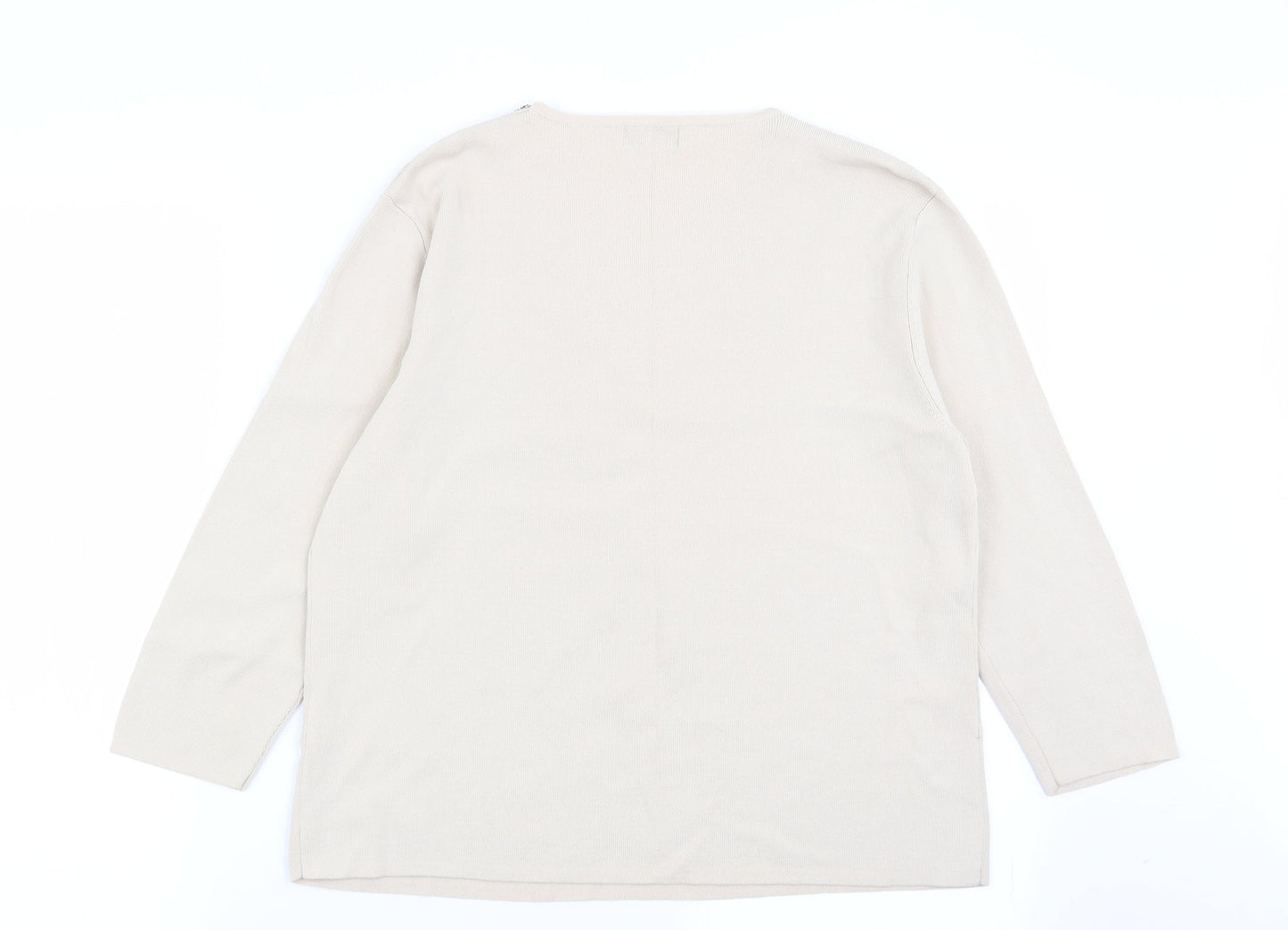 talisa Womens Beige   Basic T-Shirt Size M