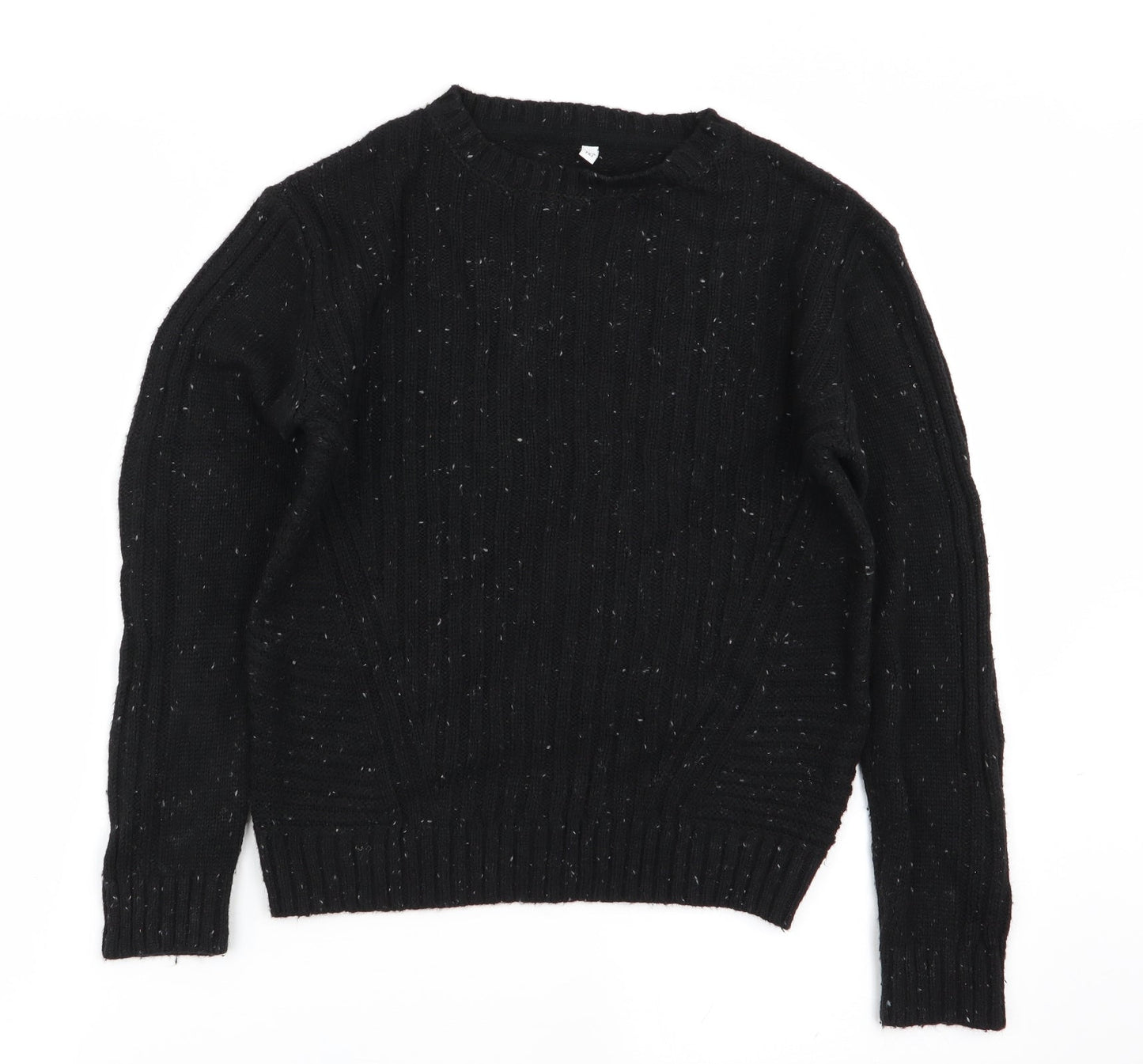 M&S Girls Black   Pullover Jumper Size 9-10 Years