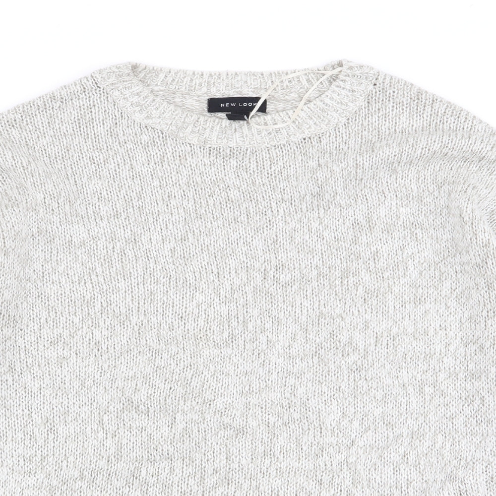 New Look Womens Grey   Pullover Jumper Size M