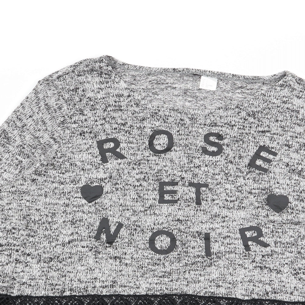 Preworn Womens Grey   Basic T-Shirt Size S